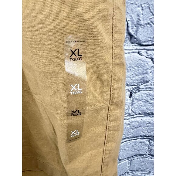 Tommy Hilfiger Men's Linen Blend Shorts size XL Drawstring Waist - Picture 4 of 10